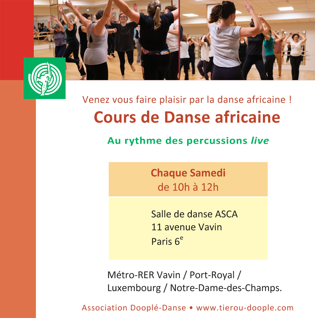 Cours de danse africaine Alphonse Tierou